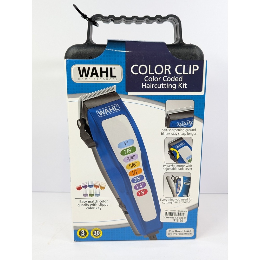 Wahl 17-pc Color Code‎ Easy To Use Hair Cutting Kit SEALED